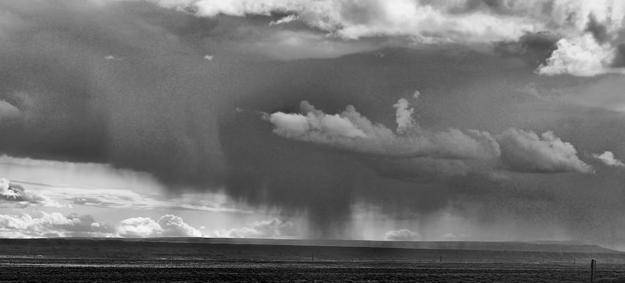 Rain Storm In Wyoming Photograph by Ron Roberts