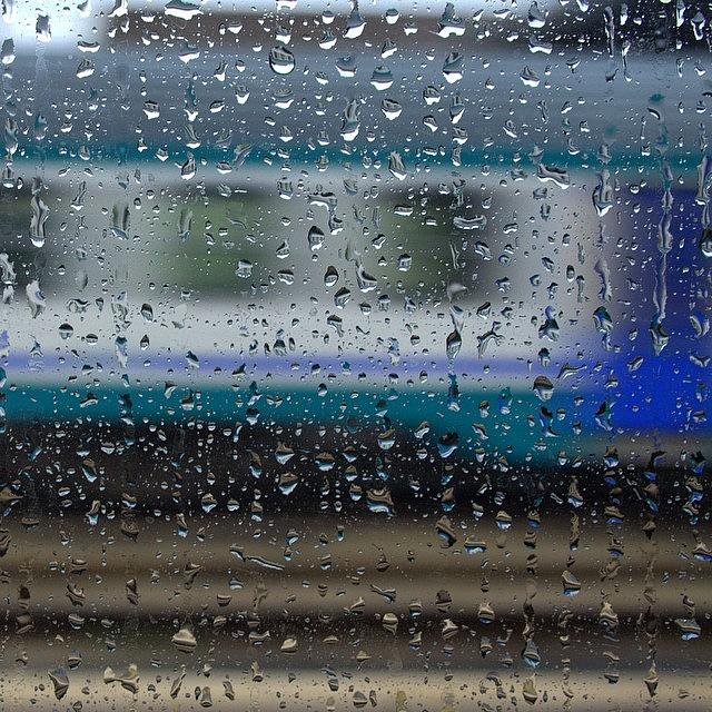 Abstract Photograph - #rain #train #abstractphotography by Mariana Mincu