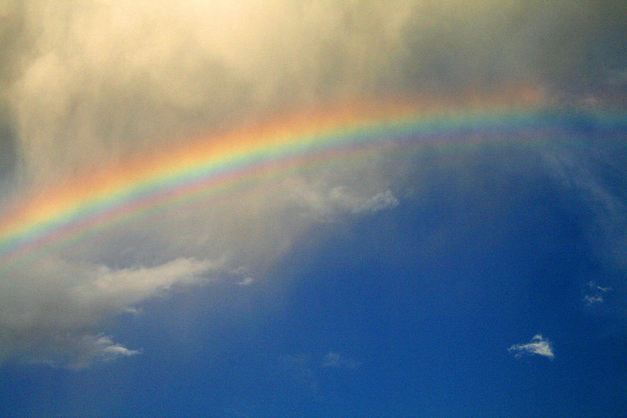 Rainbow After the Storm Photograph by Karen Adams
