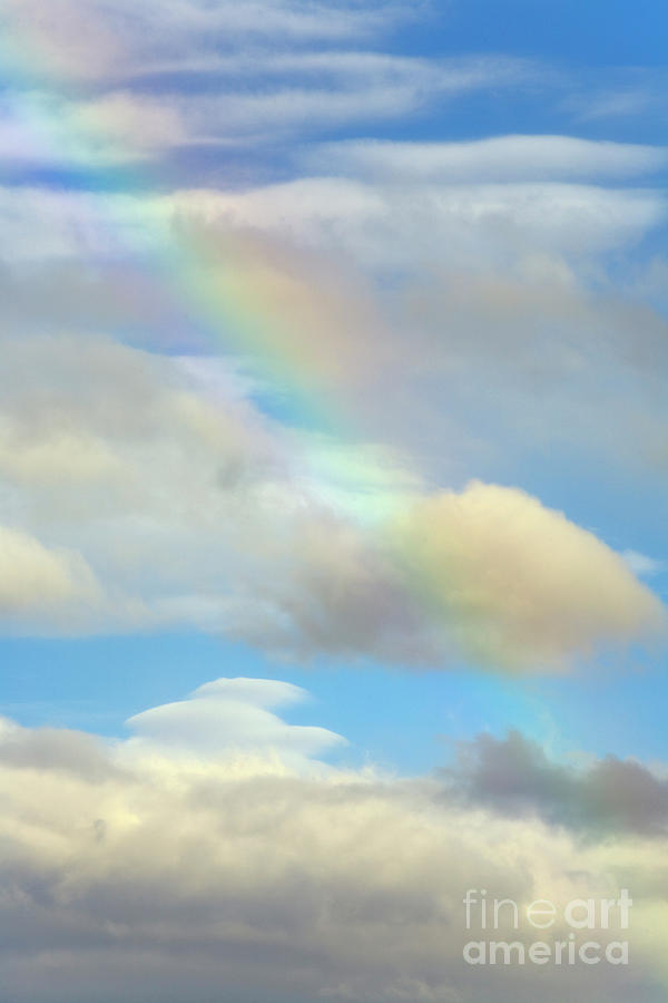 Rainbow And Cumulus Clouds Photograph by Yva Momatiuk John Eastcott