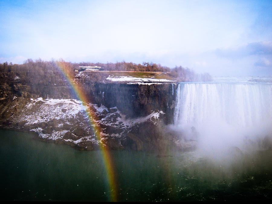 Rainbow at Niagara Falls Photograph by Sara Frank