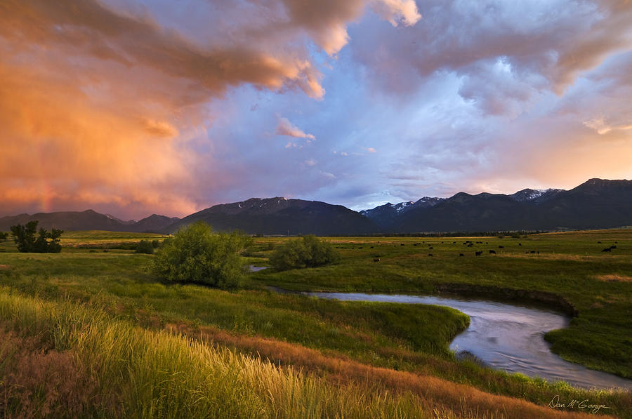 Rainbow at Prairie Creek Photograph by Dan McGeorge