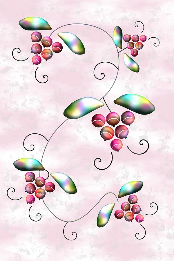 Home Mixed Media - Rainbow Berries by Anastasiya Malakhova