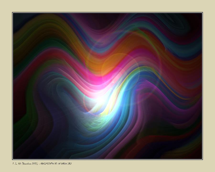Rainbow birth Digital Art by Pedro L Gili