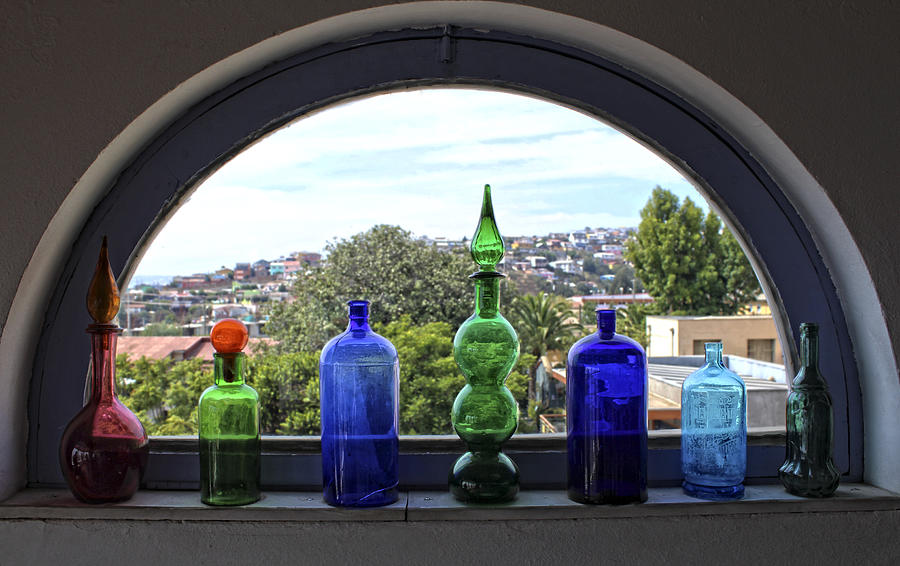 Bottle Photograph - Rainbow Bottle Collection by Kurt Van Wagner
