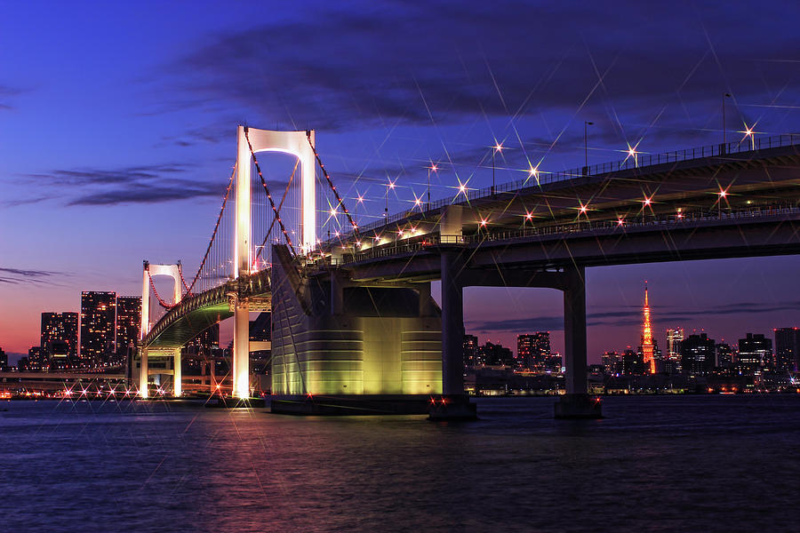 Rainbow Bridge | Tokyo Photograph by Shiroooooooo