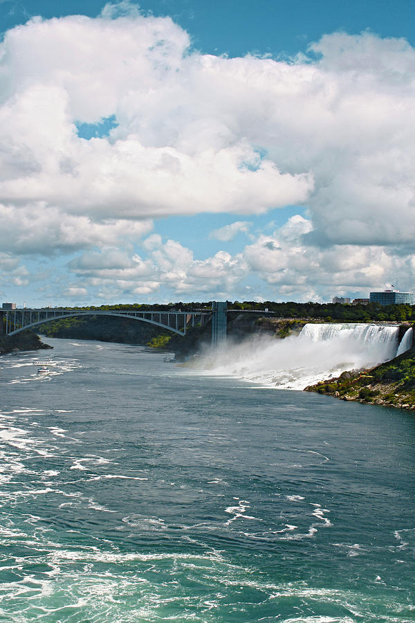 Rainbow Bridge - Niagara Falls Waterscape Photograph by Ben and Raisa Gertsberg
