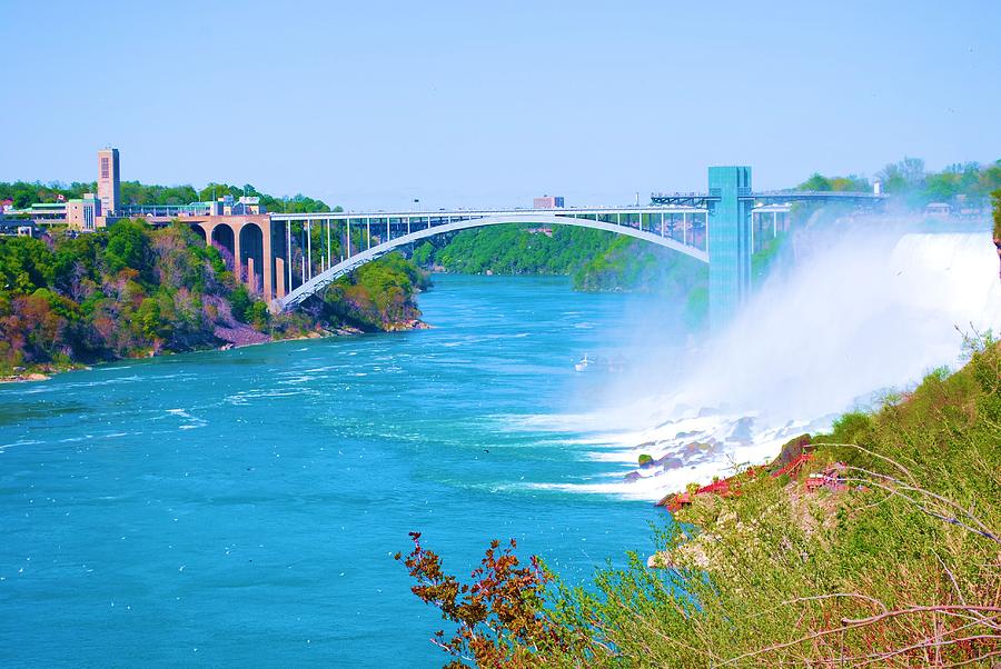 Rainbow Bridge Niagara Photograph by Nancy Jenkins - Fine Art America