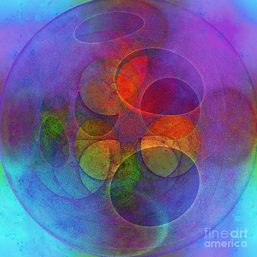 Rainbow Bubbles Digital Art by Klara Acel