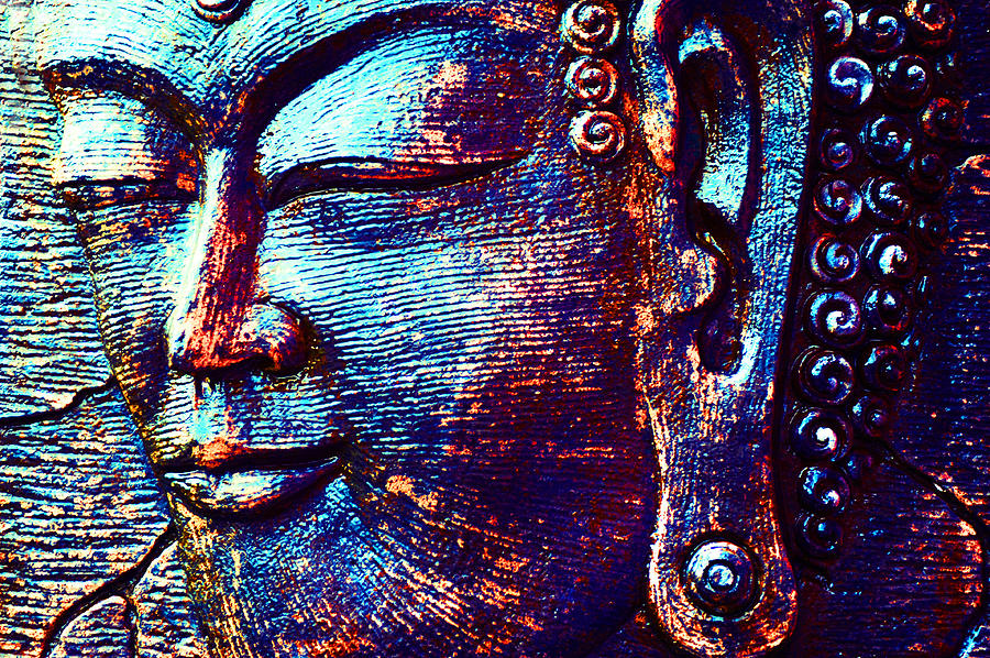 Rainbow Buddha I Photograph by Jenny Rainbow