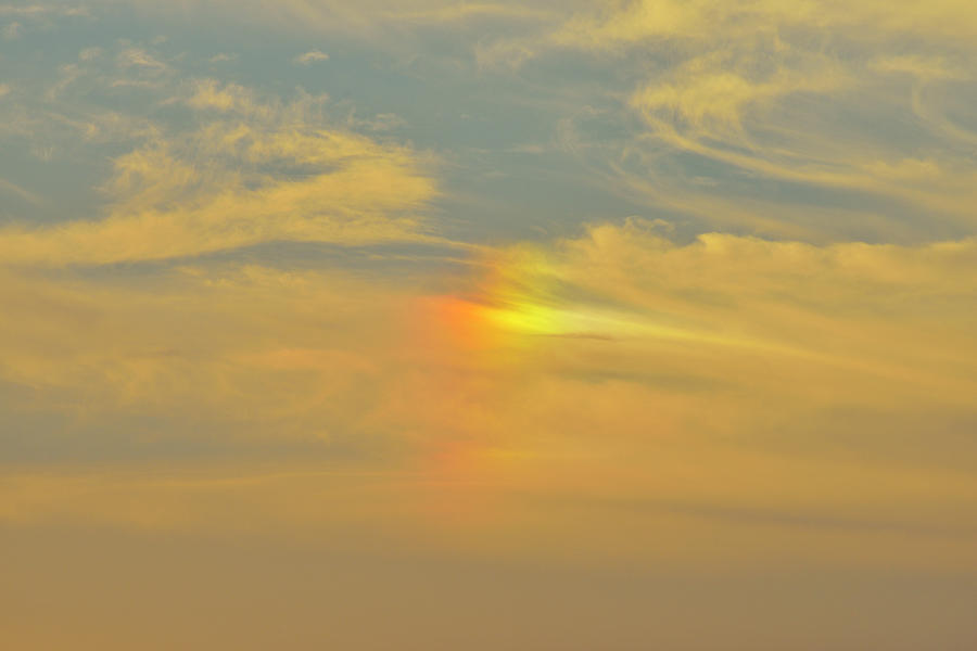 Rainbow Cloud Photograph by Raimund Linke