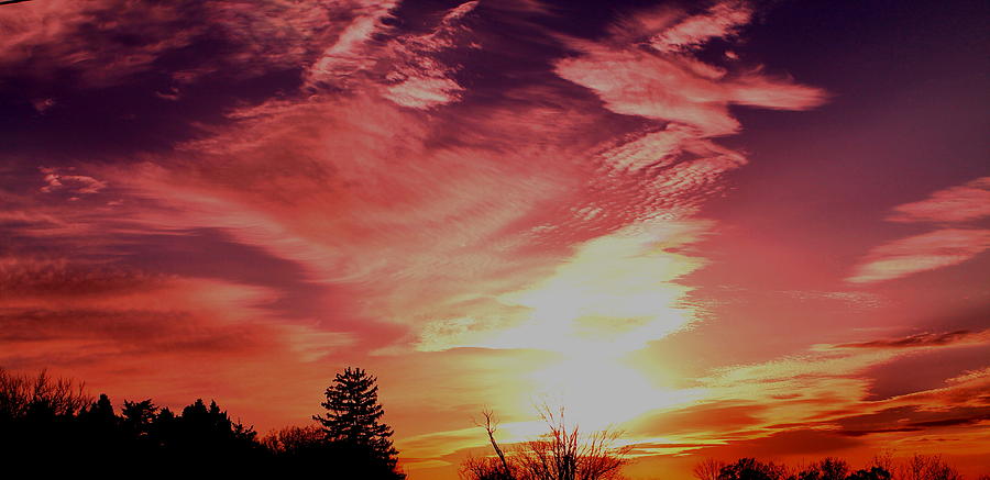 Sunset Photograph - Rainbow Clouds by Candice Trimble Sunset Photograph - Rainbow Clouds by Candice Trimble