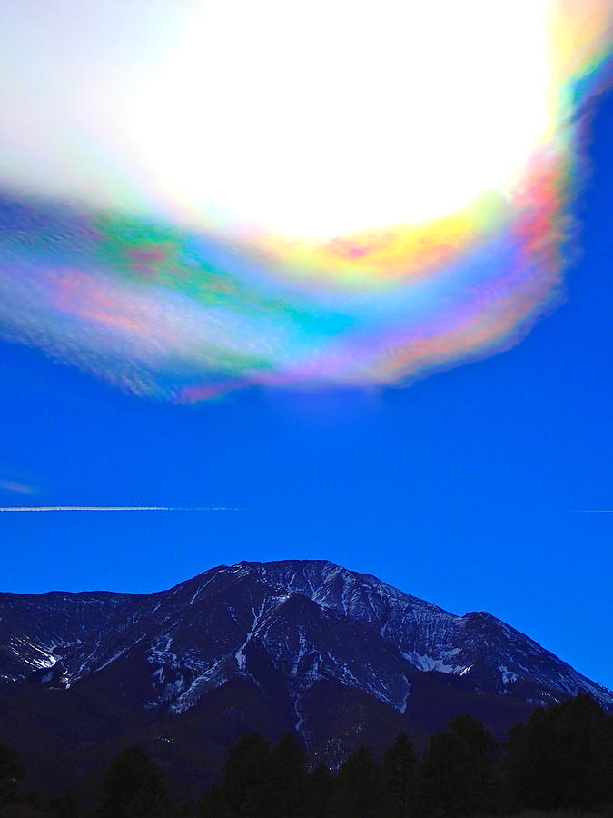 Rainbow Clouds Photograph by Lora Louise