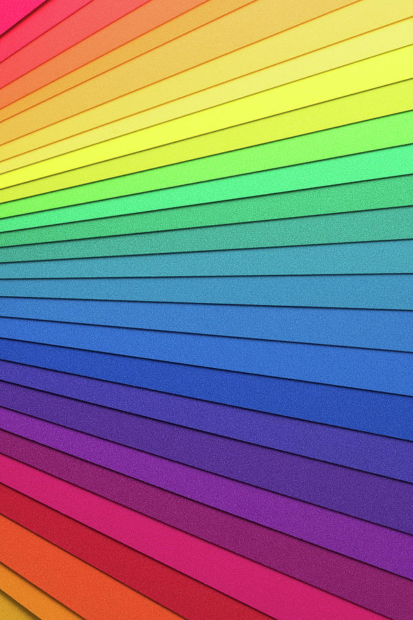 Rainbow Colored Paper by Miragec