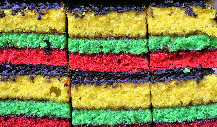 Rainbow Cookies Photograph by JC Findley