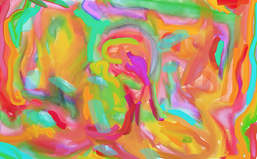 Rainbow Crevasse Painting by Naomi Jacobs