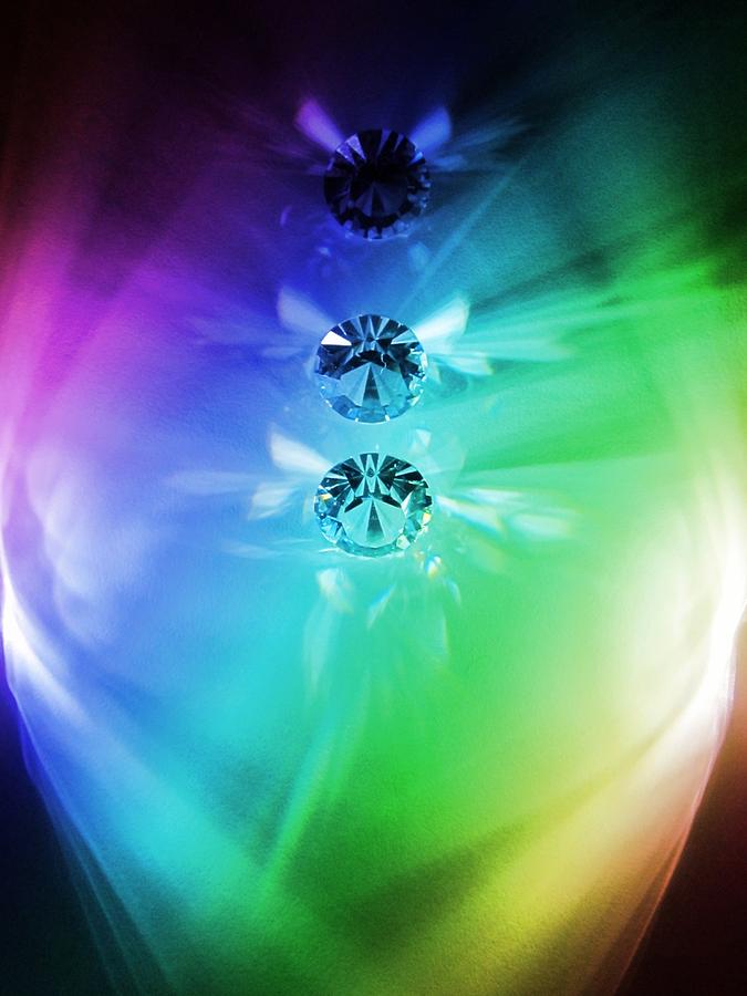 Rainbow Crystals Photograph by Marianna Mills