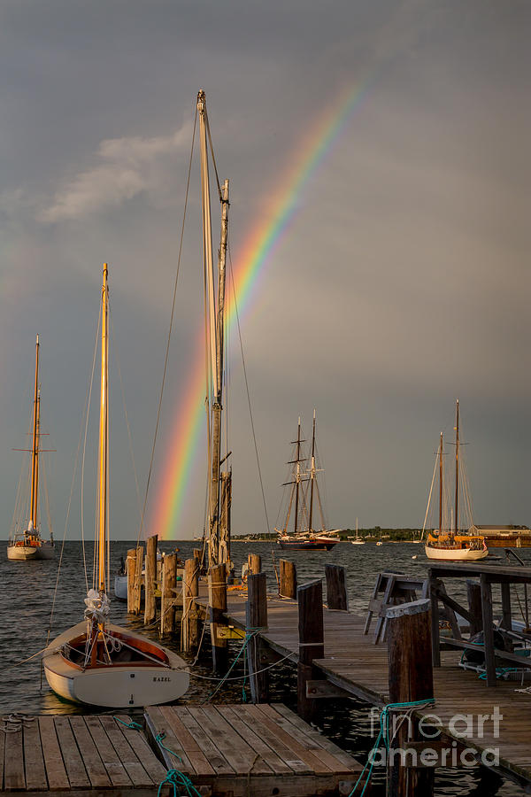 Rainbow Evening Photograph by Susan Cole Kelly