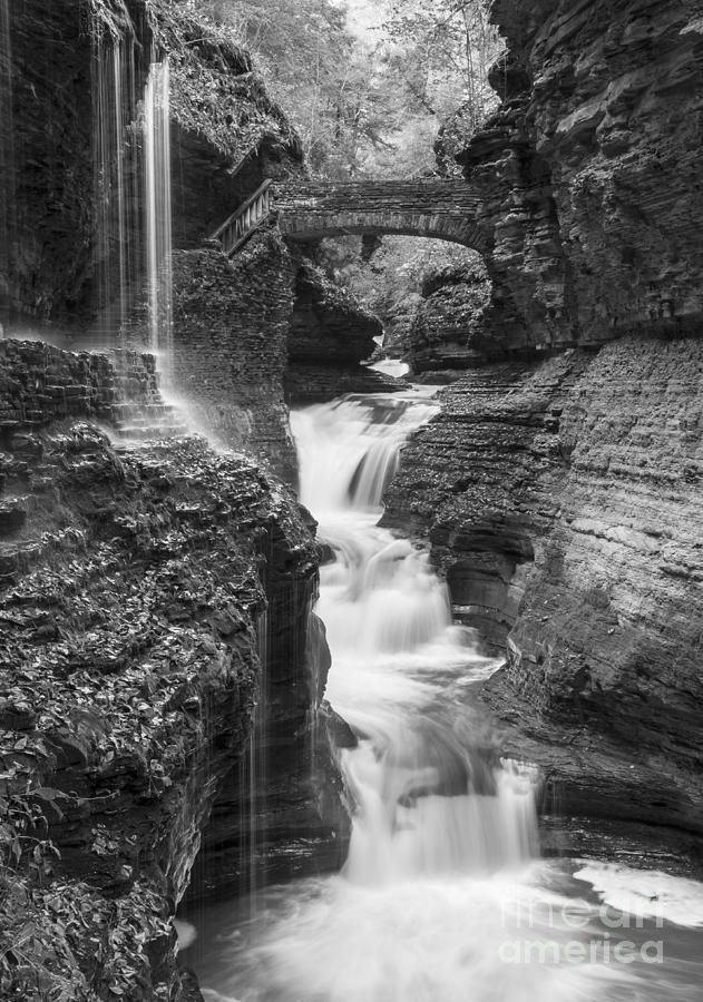 Rainbow Falls Black and White Photograph by Colin D Young - Fine Art ...