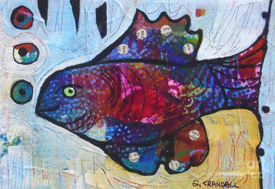 Rainbow Fish Mixed Media