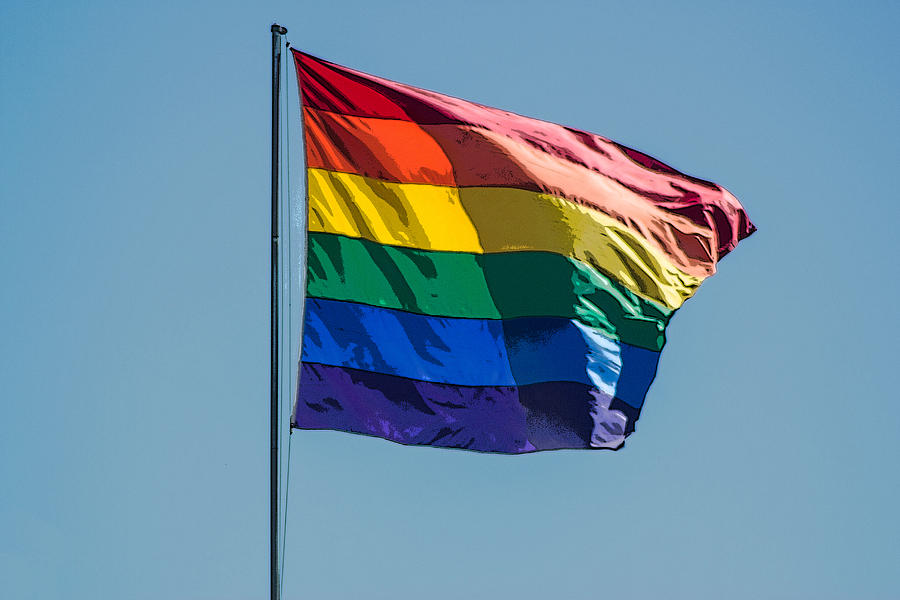 Rainbow Flag Digital Art by Photographic Art by Russel Ray Photos