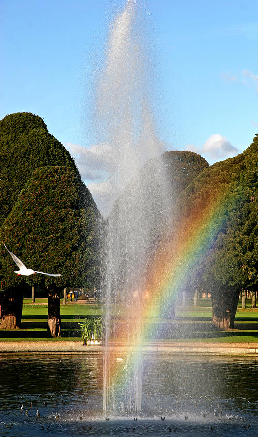 Rainbow Fountain Photograph by John Topman