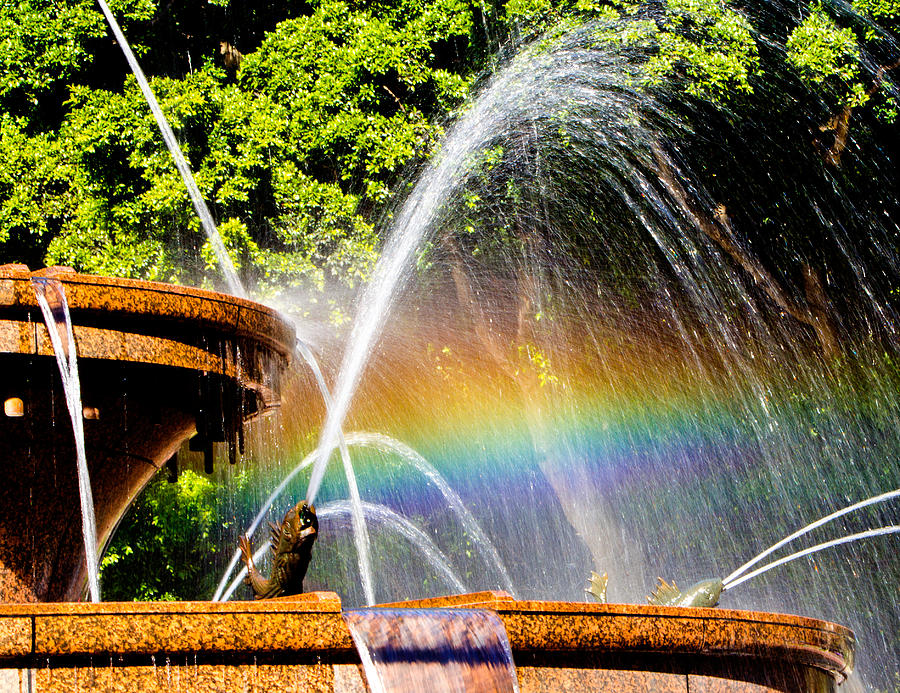 Rainbow Fountain Photograph by Nicholas Blackwell