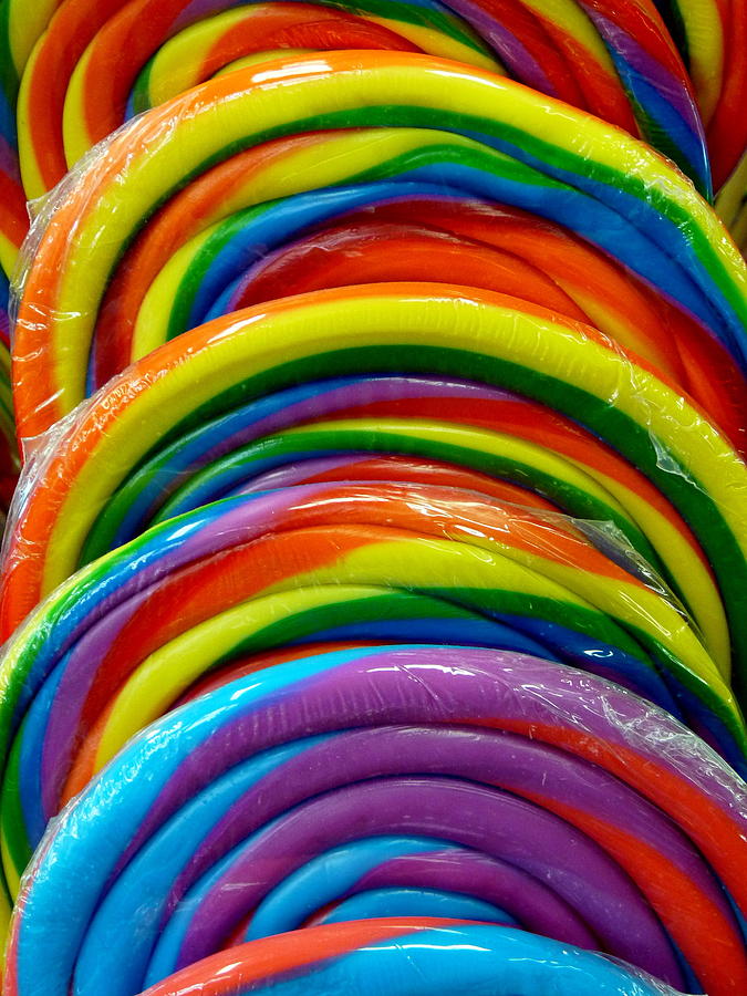 Rainbow Giant Lollipop Photograph by Jeff Lowe