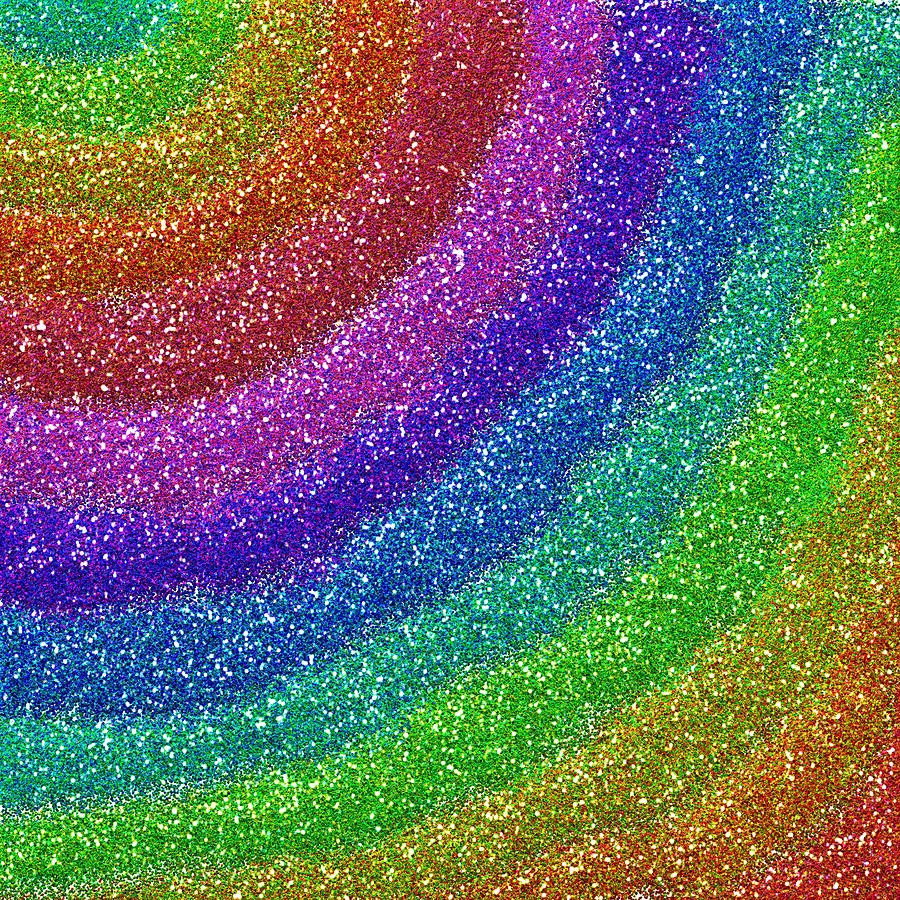 Rainbow Glitters Digital Art by Ym Chin - Fine Art America