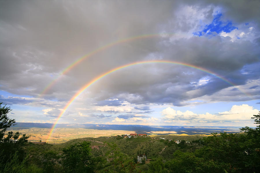 Nature Photograph - Rainbow in Jerome by Alexey Stiop