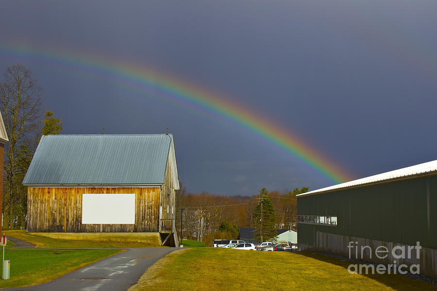 Rainbow in Maine Photograph by Alice Mainville