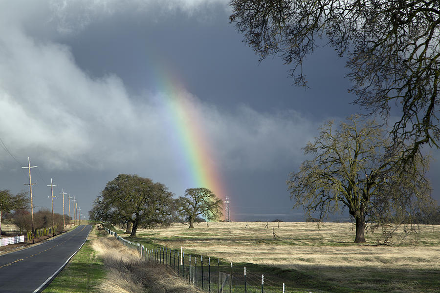 Rainbow in Stockton Photograph by Carol M Highsmith