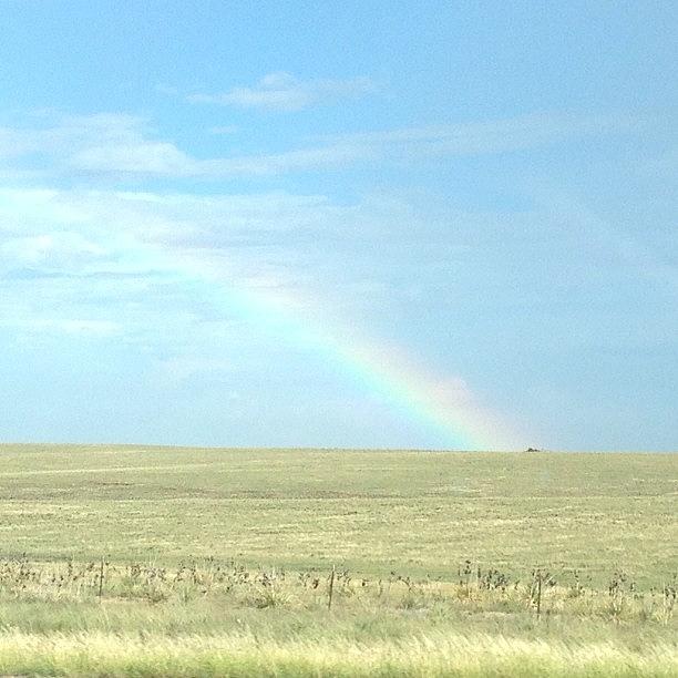 Rainbow Photograph - #rainbow In The #texas #panhandle by Greta Olivas