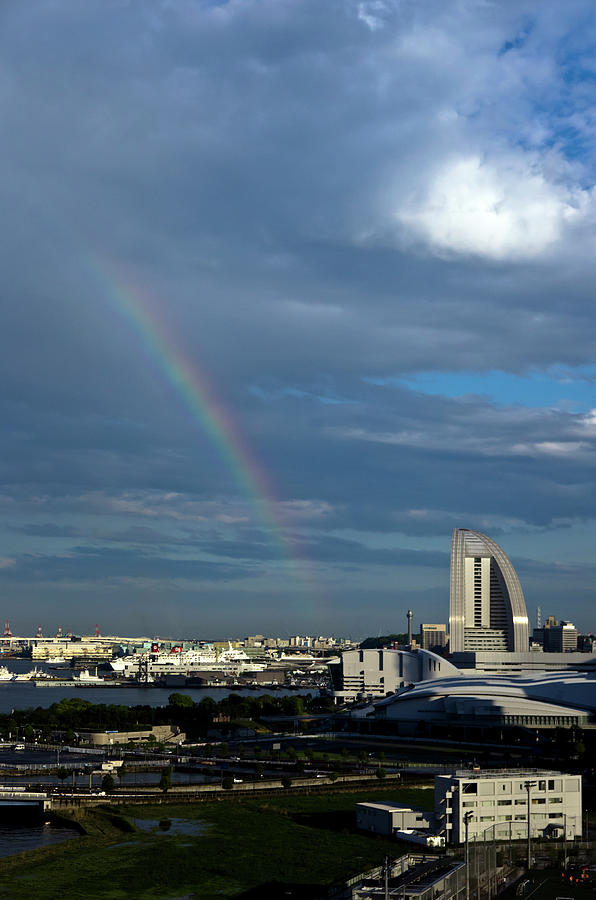 Rainbow In Yokohama Photograph by Motodan