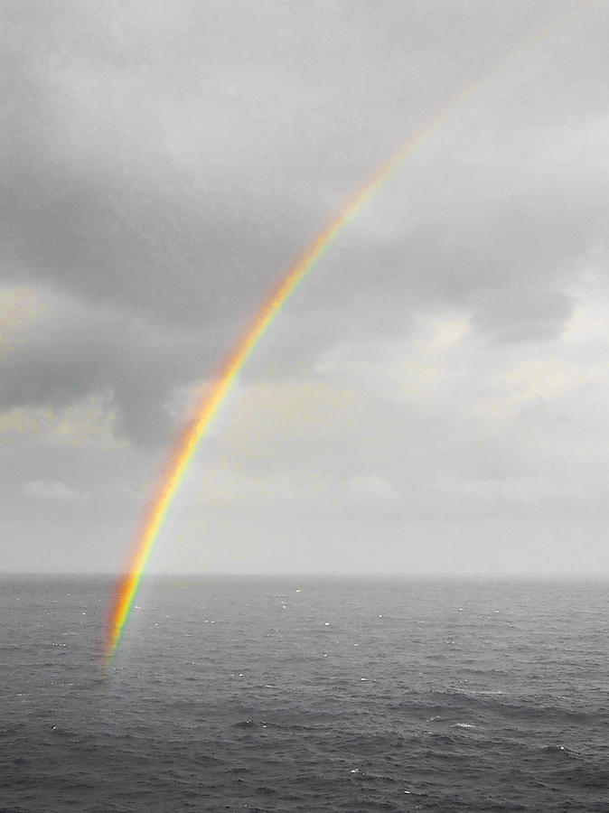 Rainbow Photograph by Judy Hall-Folde