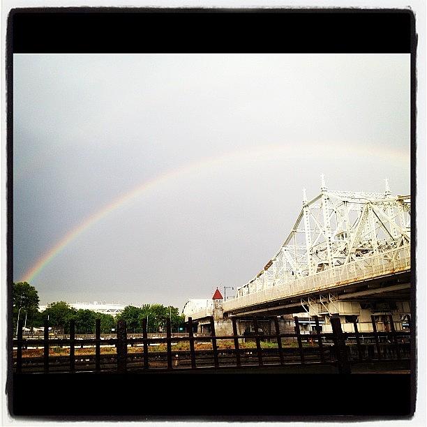 New York City Photograph - #rainbow #nyc by Ece Erduran