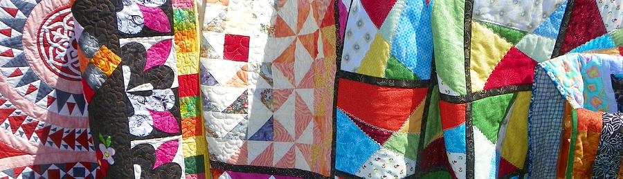 Rainbow of Quilts Photograph by Sheri McLeroy