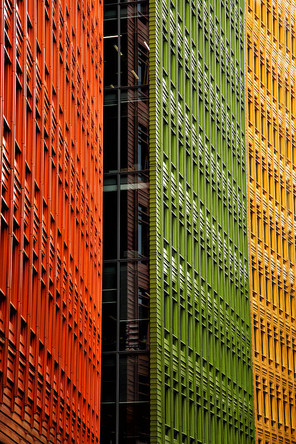 Abstract Photograph - Rainbow Offices by Russ Dixon