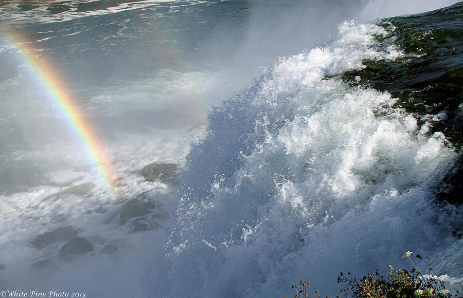 Rainbow on the Falls Photograph by Jackson Pearson