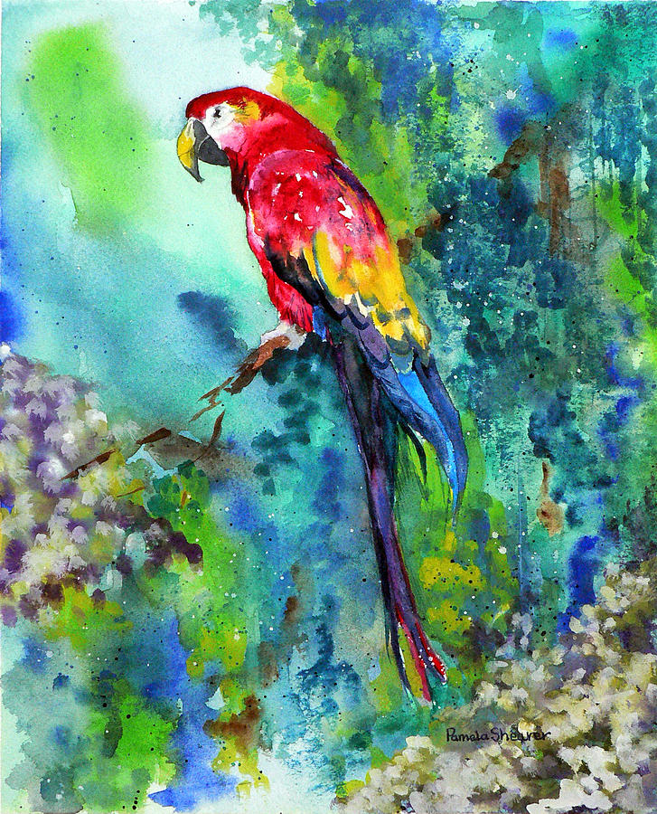 Rainbow on the Fly Painting by Pamela Shearer
