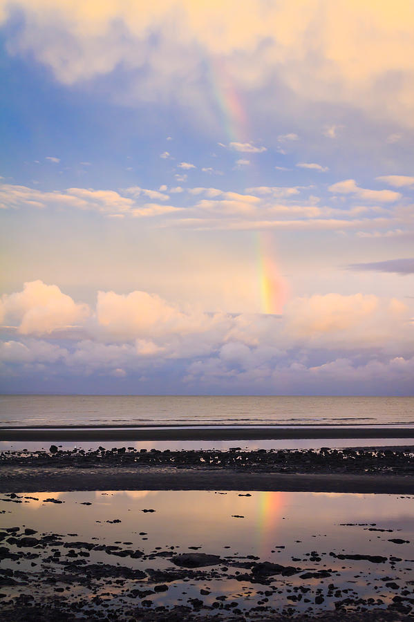 Rainbow over Bramble Bay Photograph by Silken Photography - Fine Art ...