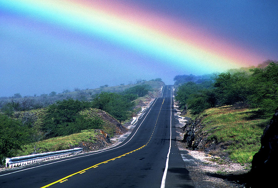 Rainbow Over Kona Photograph by Buddy Mays