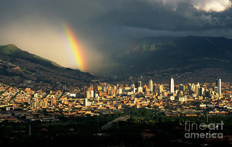 Rainbow Over Medellin Photograph by Rafael Macia