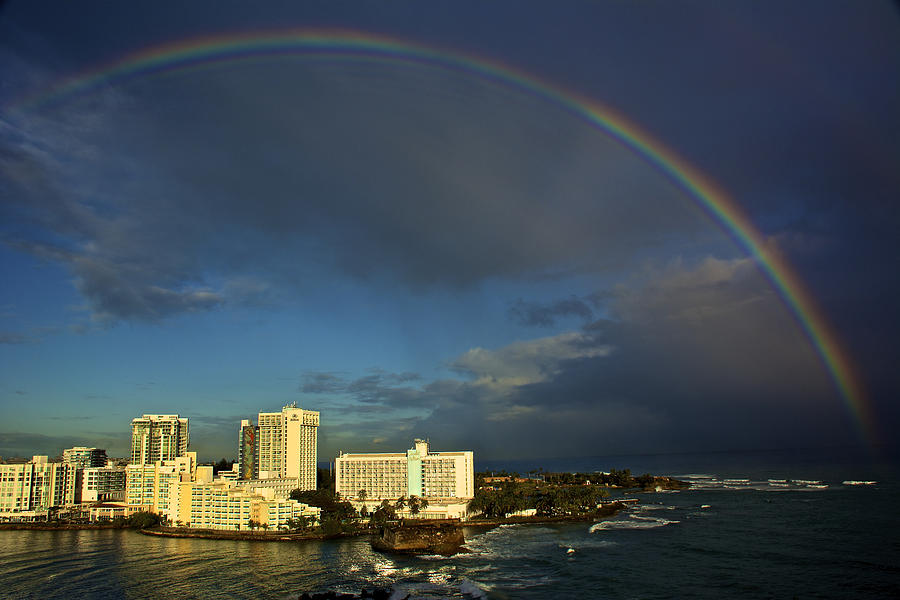 Rainbow over San Juan Photograph by Kathi Isserman