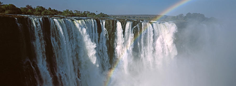 Rainbow Over Victoria Falls, Zimbabwe Photograph by Panoramic Images