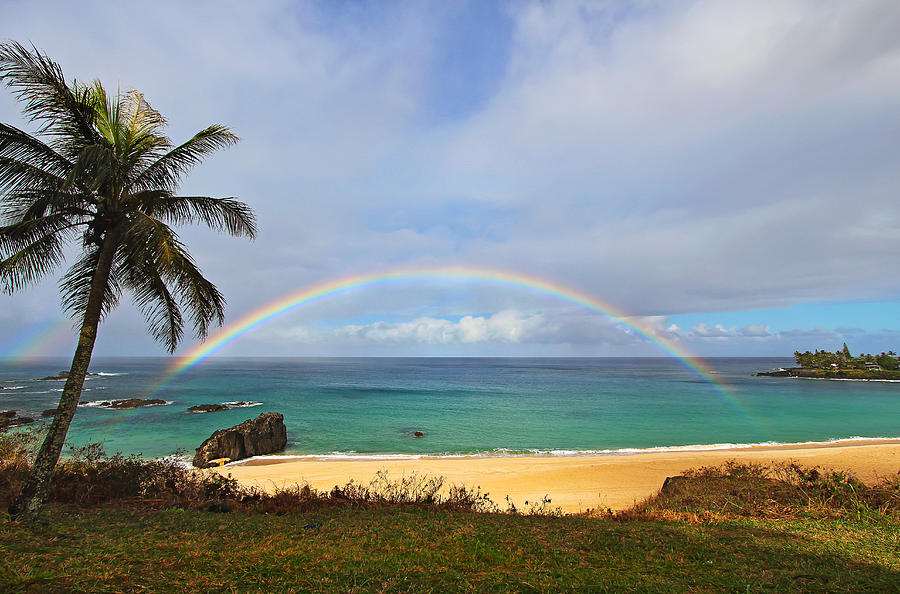 Rainbow over Waimea Photograph by Peter Hutter - Fine Art America