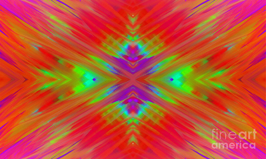 Rainbow Passion Abstract 1 Digital Art by Andee Design