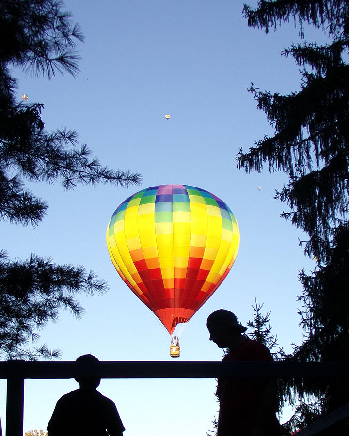 Rainbow Pixel Balloon Photograph