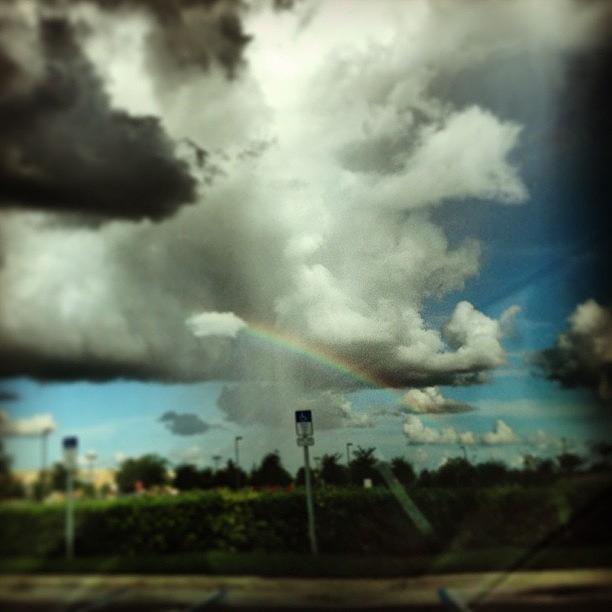 Orlando Photograph - #rainbow #rain #raincloud #cloud #sky by James Roberts