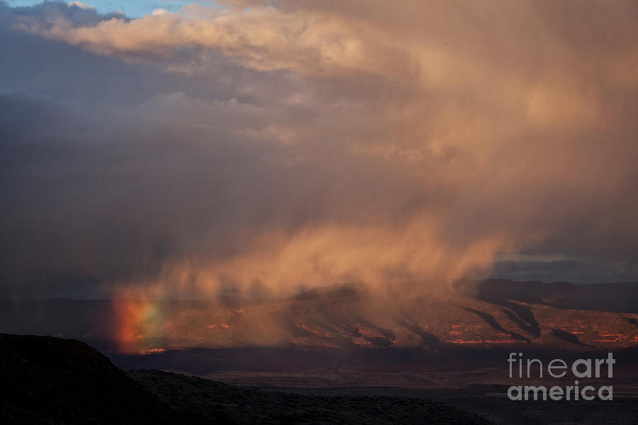Rainbow Rain Photograph by Ron Chilston